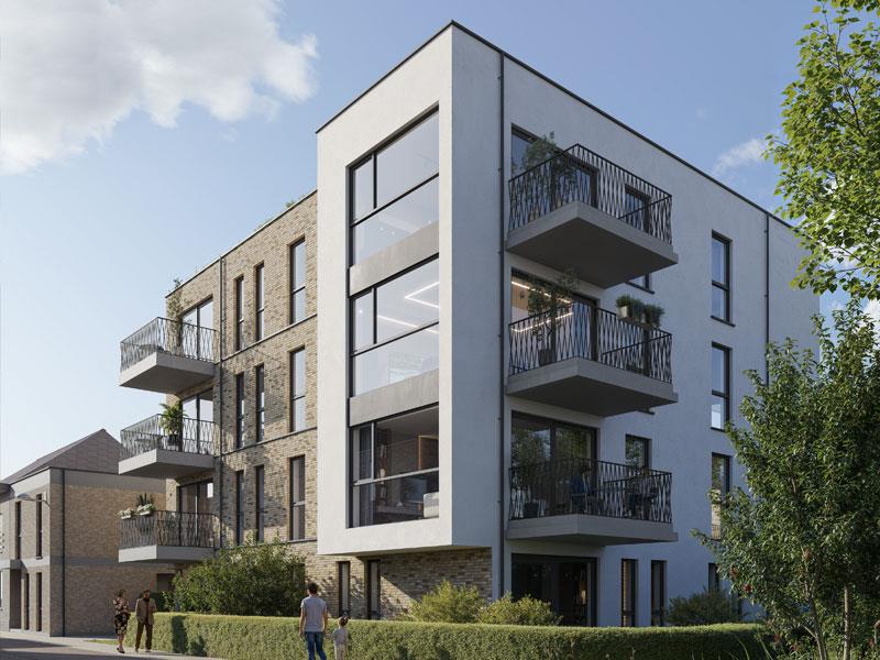 POORT 19, nieuwbouwappartementen en woningen in het centrum van Schelle.